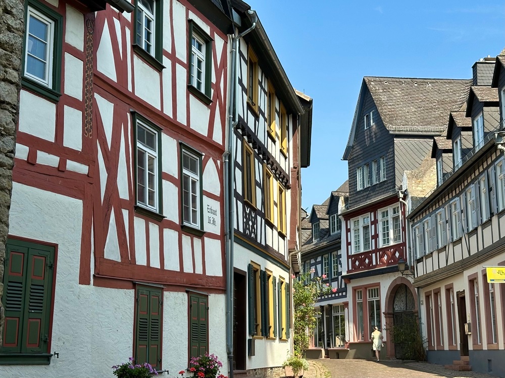 Fachwerkhäuser in der Eltviller Altstadt