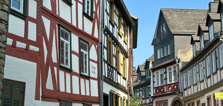 Fachwerkhäuser in der Eltviller Altstadt