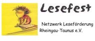 Logo Lesefest Netzwerk Leseförderung Rheingau