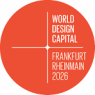 Logo World Design Capital bestehend aus Schrift und einem orangen Kreis