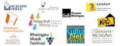 Kulturpartner der Stadt Eltville am Rhein Collage mit den Logos aller Kulturpartner der Stadt Eltville am Rhein