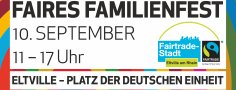 Plakat zum Fairen Famileinfest 2022 in Eltville