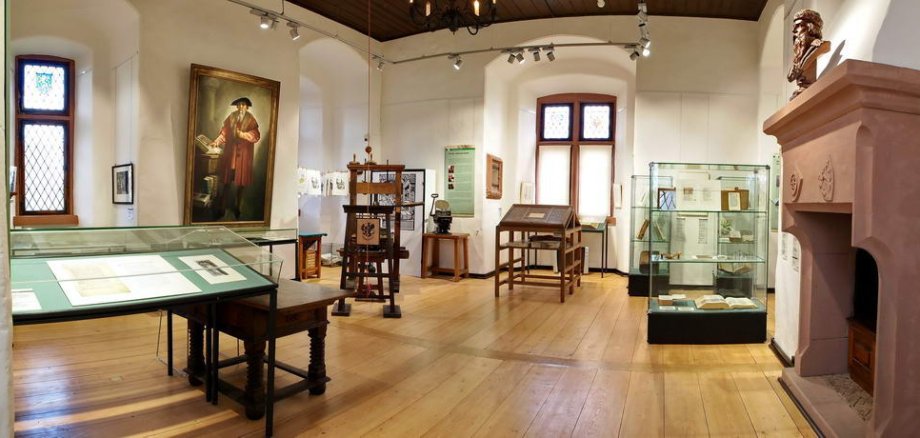 Das Gutenbergmuseum in der Kurfürstlichen Burg.