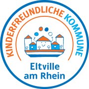Siegel bzw. Logo: Kinderfreundliche Kommune Eltville.