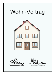 Grafik Vertrag Wohnen