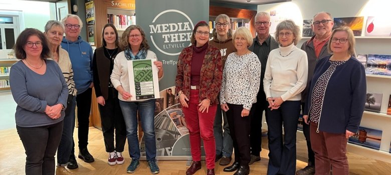 Gruppenfoto in der Mediathek
