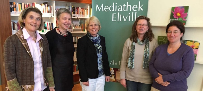 Der Vorstand des Fördervereins (v.l.) Barbara Lilje, Dr. Doris Mallmann, Beate Jung, Petra Bungert, Bettina Lauer.