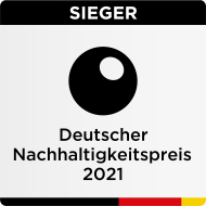 Logo Deutscher Nachhaltigkeitspreis 2021 Sieger
