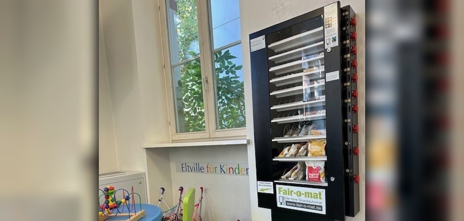 Fairer Snackautomat im Rathaus
