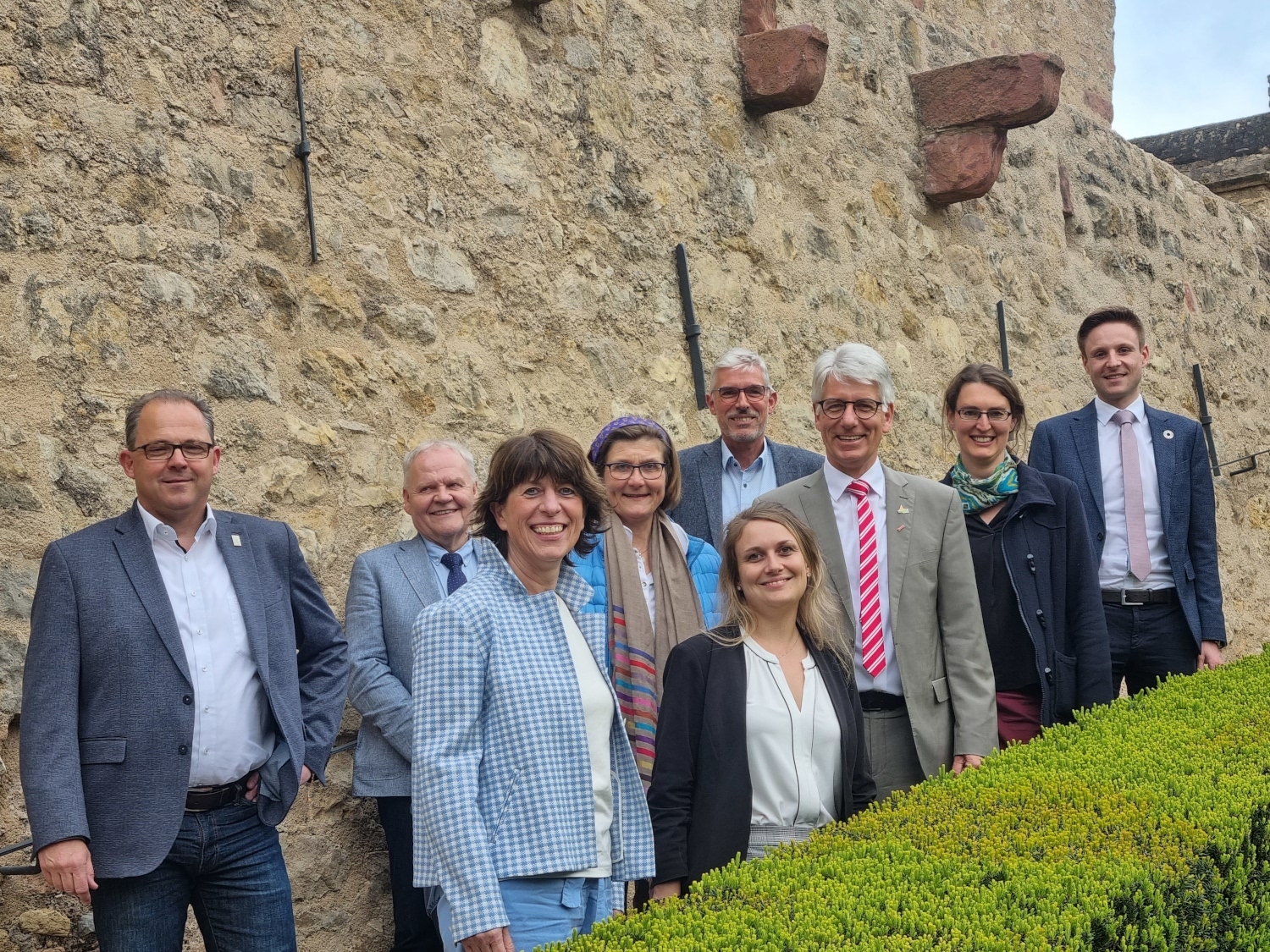 Vertreter der Städte Eltville, Brake und Zwiesel