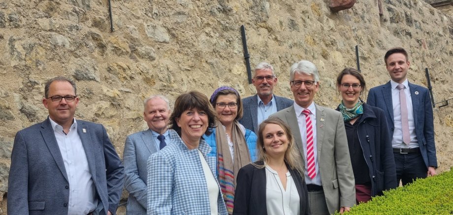 Vertreter der Städte Eltville, Brake und Zwiesel