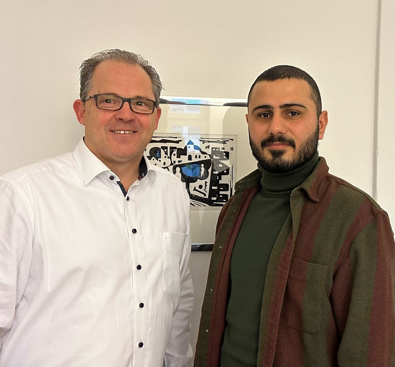 Patrick Kunkel und Khaled Hussein