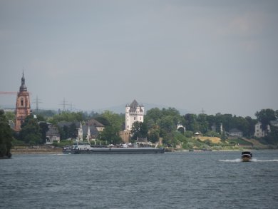 Blick vom Schiff auf Eltville
