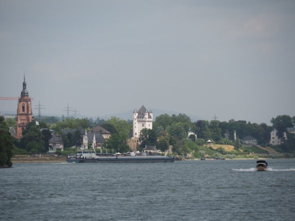 Blick vom Schiff auf Eltville
