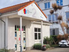 Das MGH 2 in Eltville. Blick auf das Mehrgenerationenhaus 2 in Eltville.