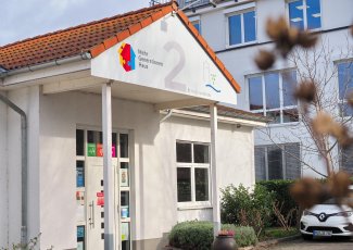 Blick auf das Mehrgenerationenhaus 2 in Eltville.