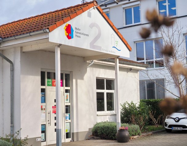 Blick auf das Mehrgenerationenhaus 2 in Eltville.