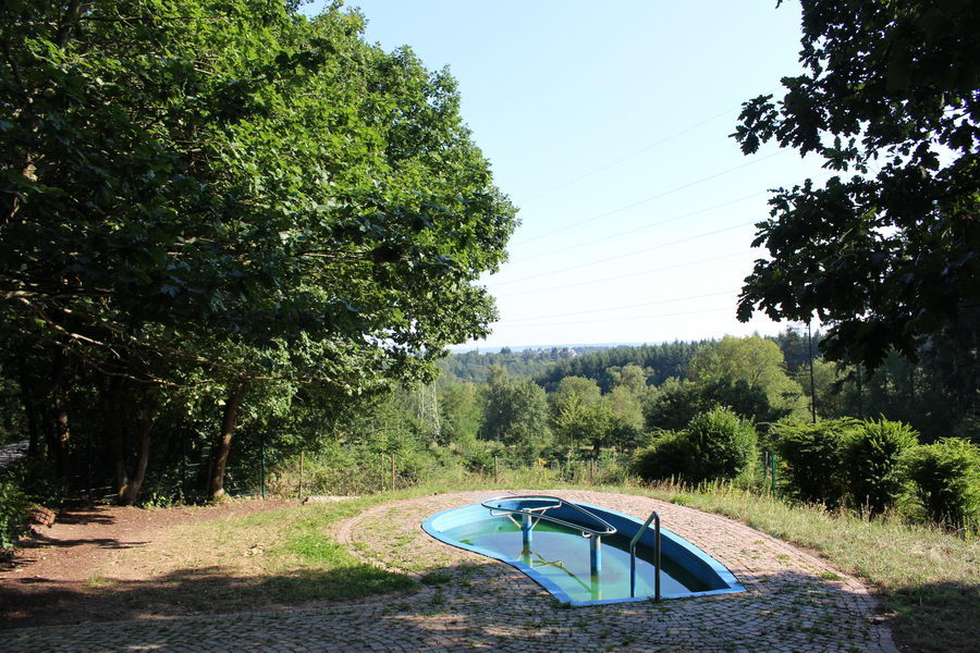 Tretbecken in Rauenthal.