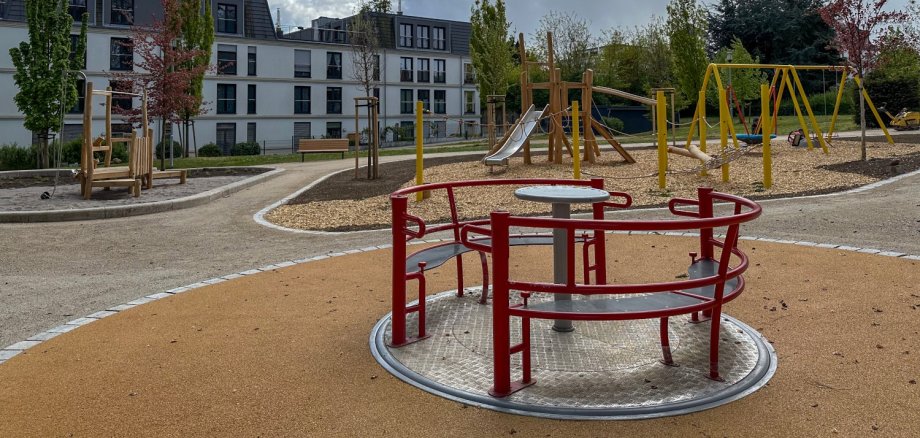 Neue Spielgeräte im Stadtpark