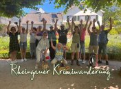 Gruppenfoto Teilnehmende Krimiwanderung