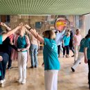 Tanzende Seniorinnen