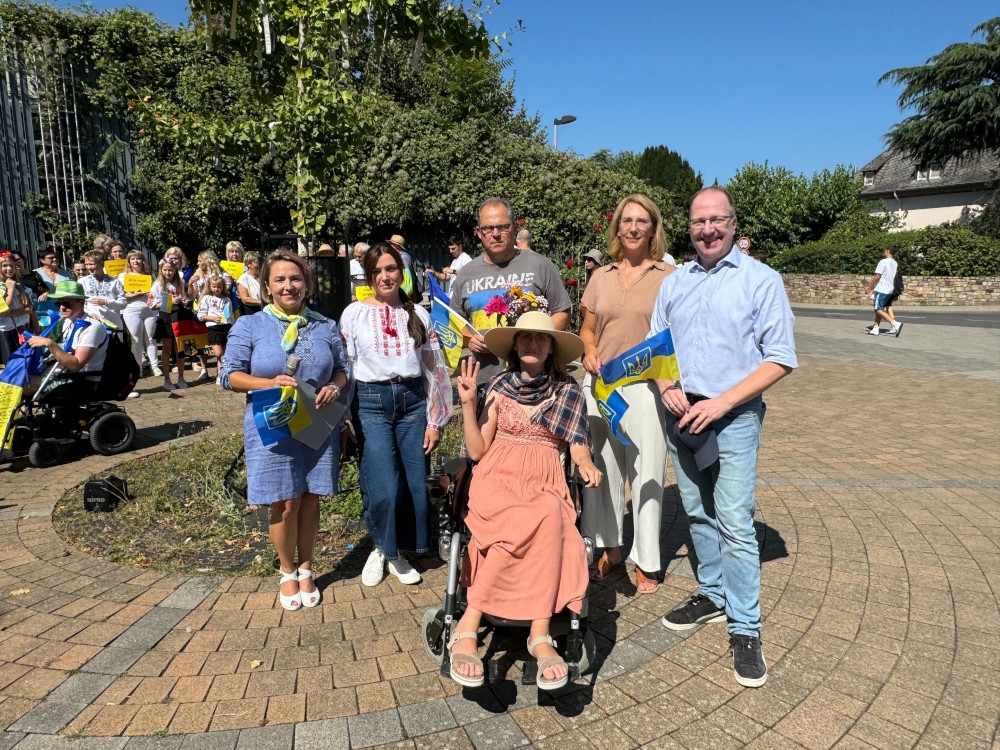 Gruppenfoto Beteiligte der Mahnwache