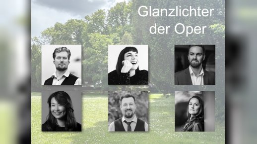 Collage mit Porträts der Musiker