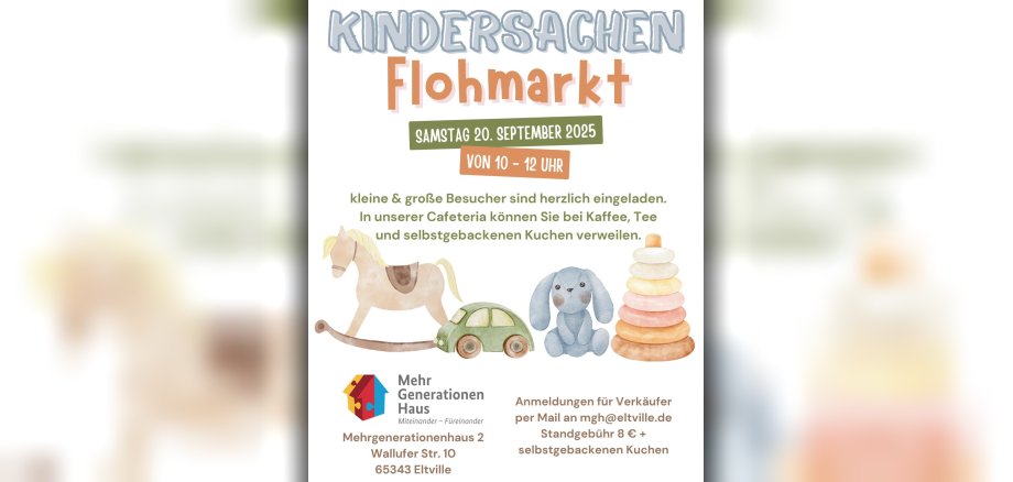 Plakat Flohmarkt