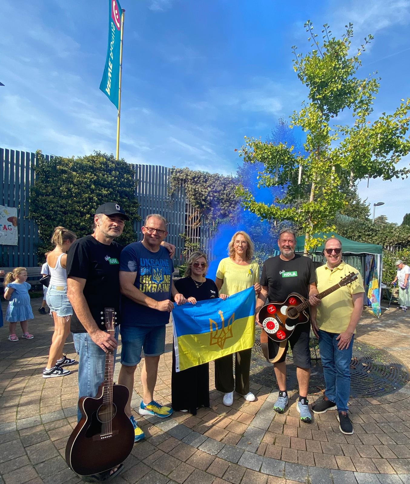 Gruppenfoto von der 55. Mahnwache