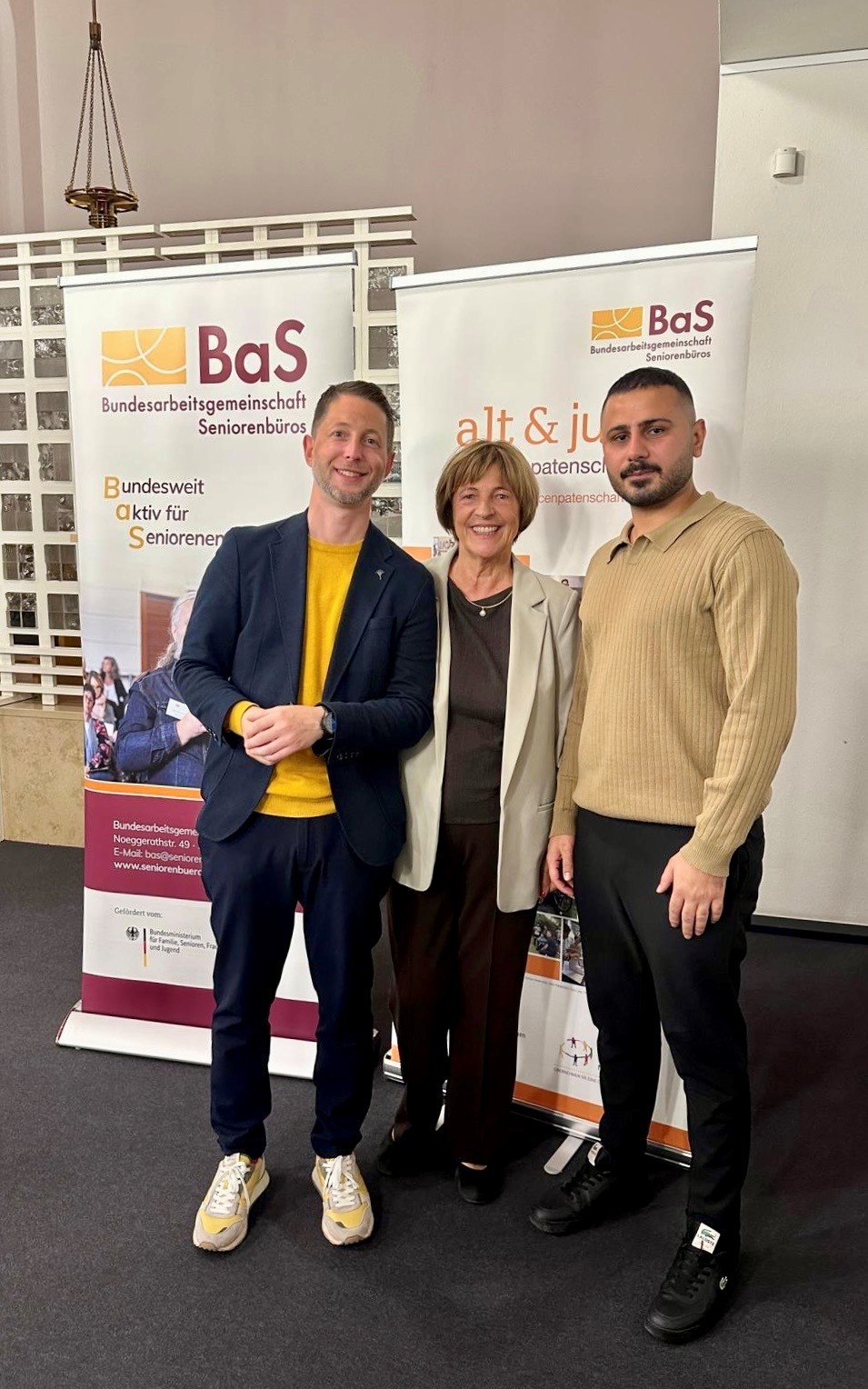 Thomas Speth, Ulla Schmidt, Khaled Hussein (v.l.n.r.)