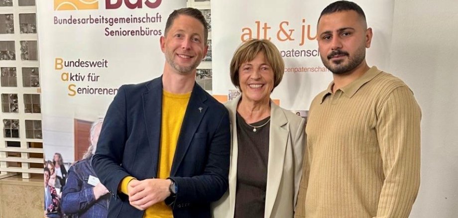 Thomas Speth, Ulla Schmidt, Khaled Hussein (v.l.n.r.)