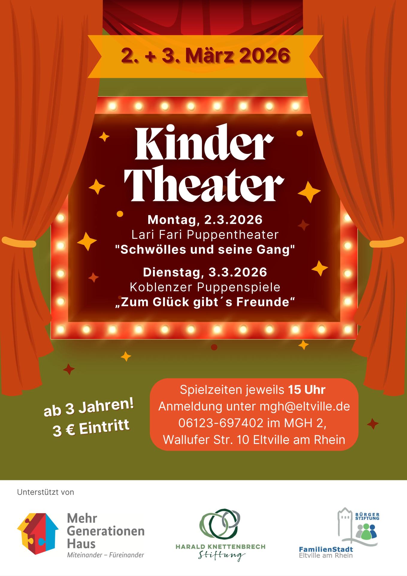Plakat Kindertheatertage