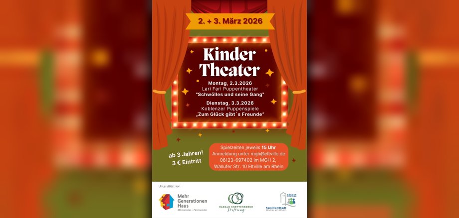 Plakat Kindertheatertage