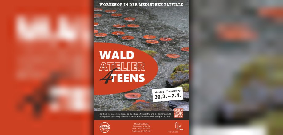 Plakat WaldAtelier-Veranstaltung