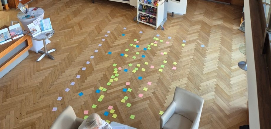 Blick von Empore in den Mediathekssaal