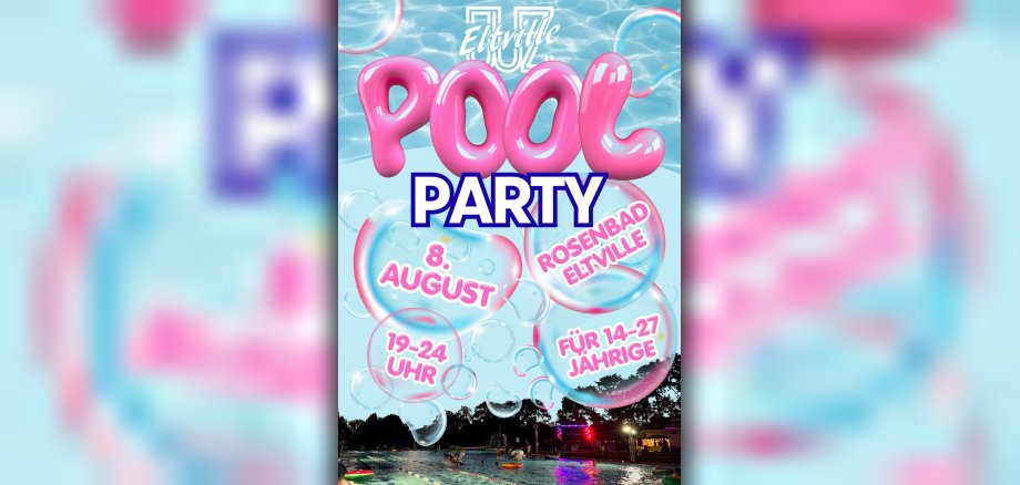 Plakat Poolparty