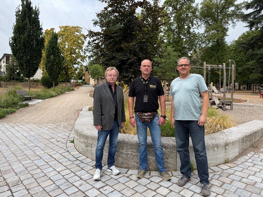 Gruppenfoto im Stadtpark