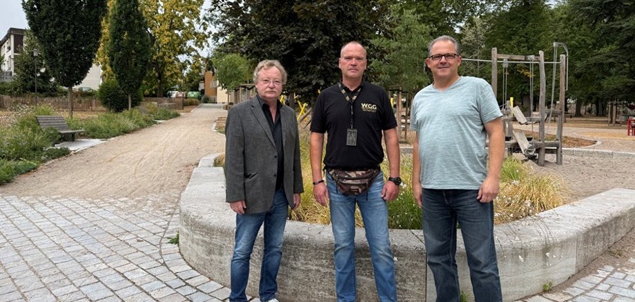 Gruppenfoto im Stadtpark
