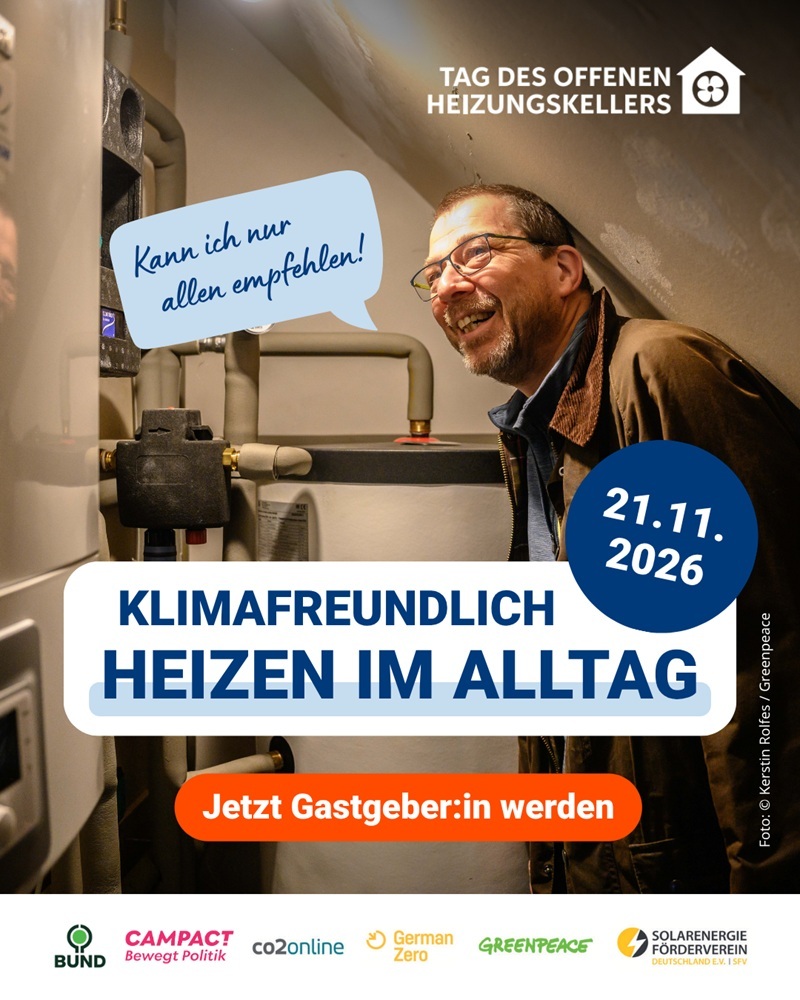 Mann im Heizungskeller