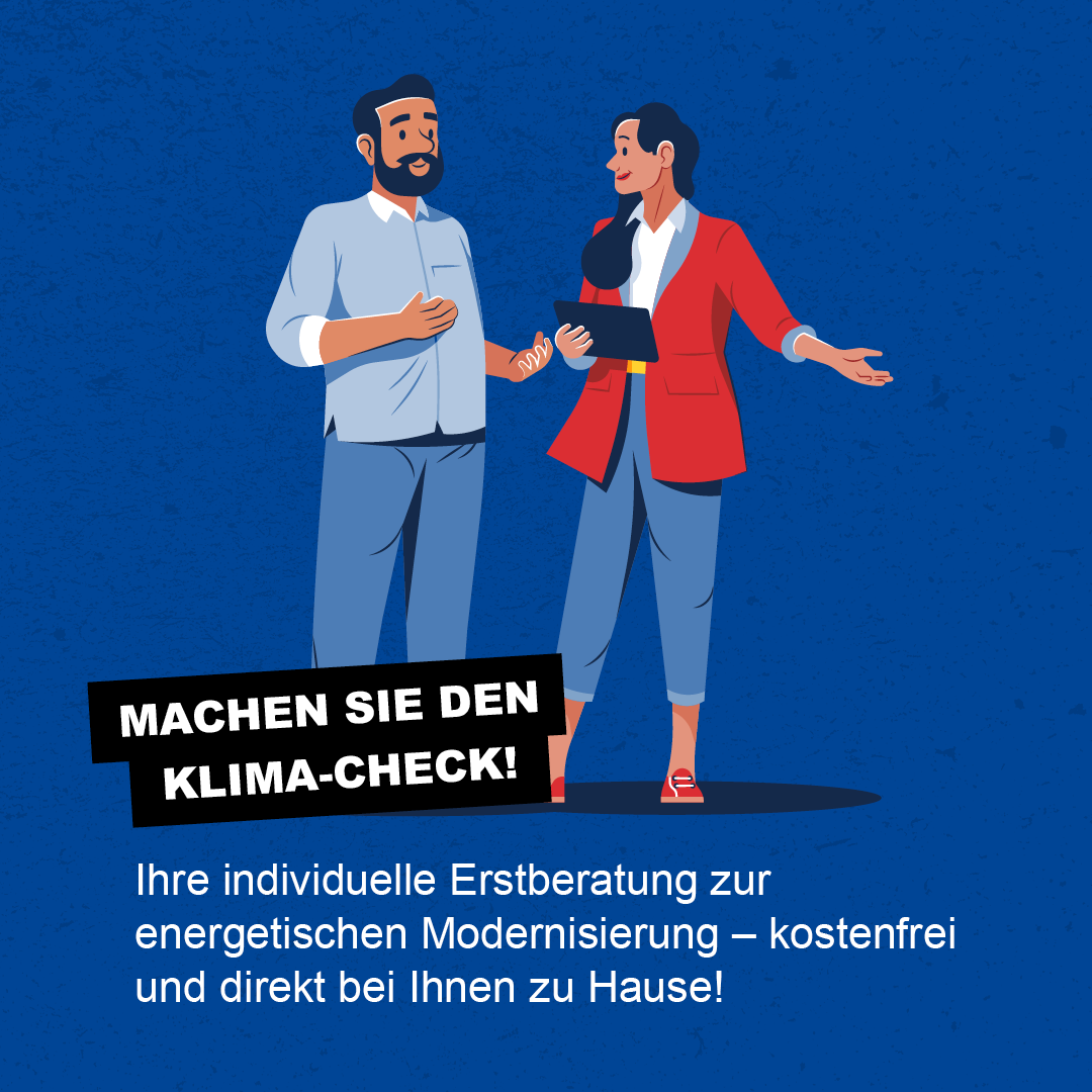 Comicfiguren in einem Gespräch