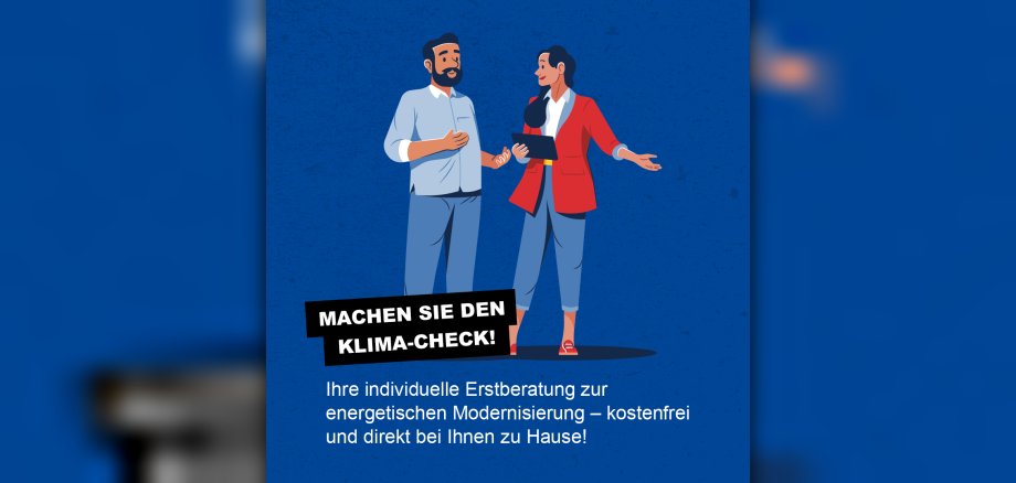 Comicfiguren in einem Gespräch