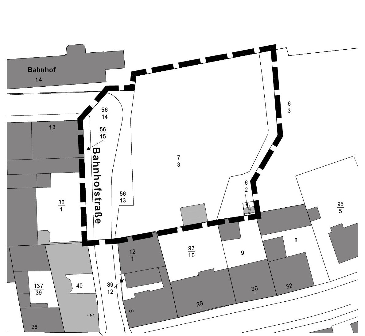 Übersichtsplan des Geltungsbereich des Bebauungsplanes Nr. 31/9 “Gutenbergstraße – 9. Änderung“, Eltville.