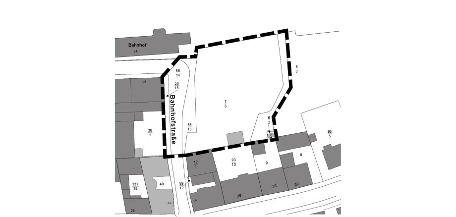 Übersichtsplan des Geltungsbereich des Bebauungsplanes Nr. 31/9 “Gutenbergstraße – 9. Änderung“, Eltville.