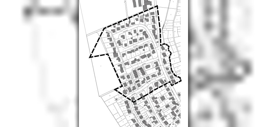 Übersichtsplan: Geltungsbereich des Bebauungsplanes "Irrlitz", Hattenheim