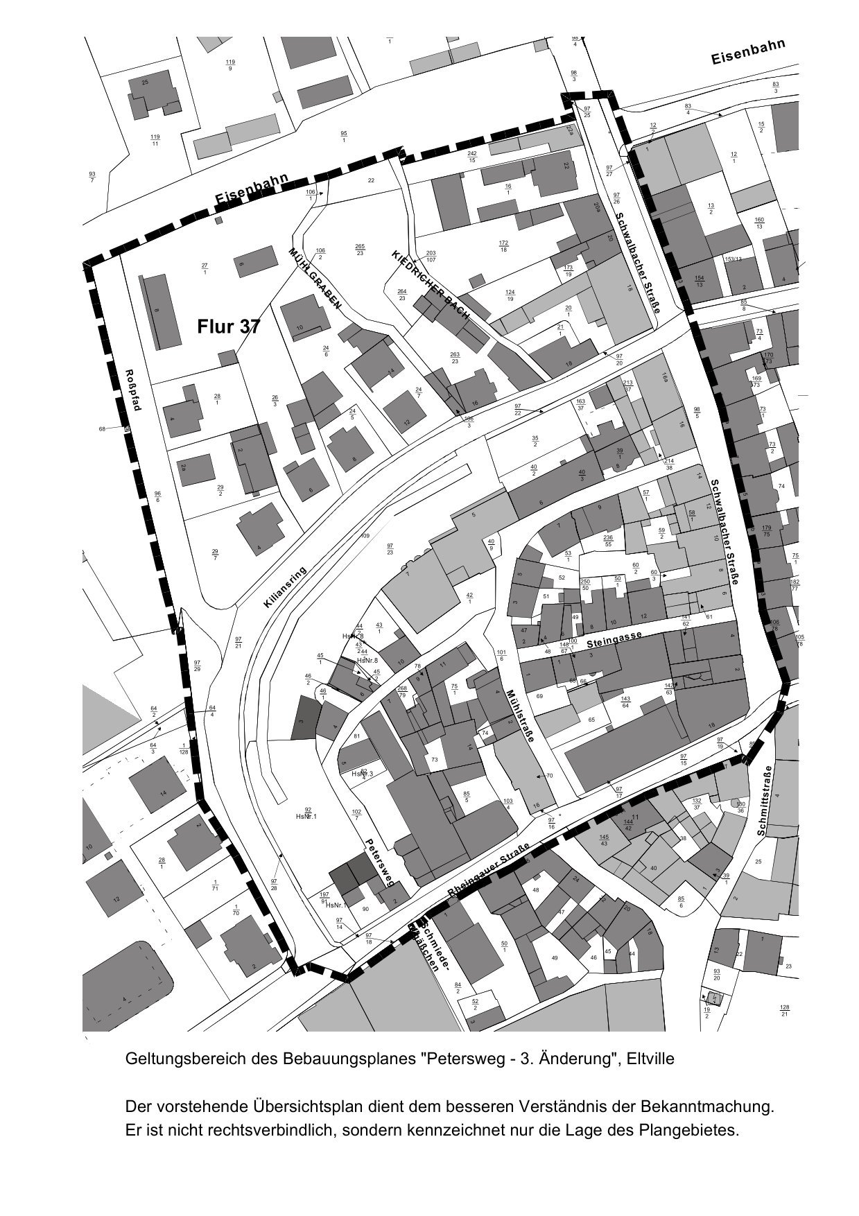 Gezeichneter Lageplan