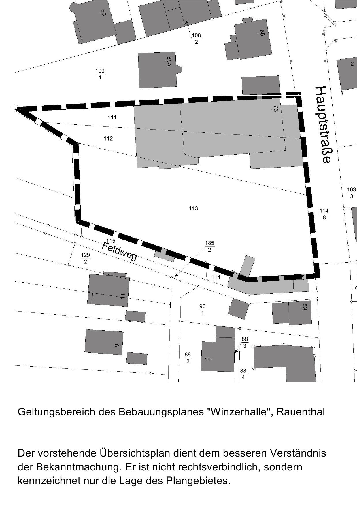 B-Plan Winzerhalle Rauenthal