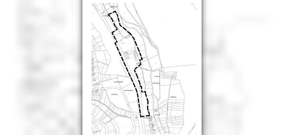 Geltungsbereich des Bebauungsplans "Kloster Tiefenthal"