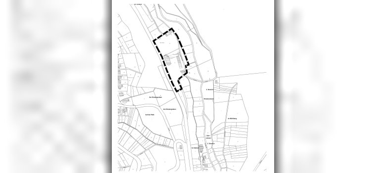 Geltungsbereich der Teiländerung des Flächennutzungsplans im Bereich "Kloster Tiefenthal"